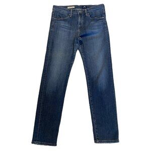 AG Adriano Goldschmied Blue Cropped Jeans